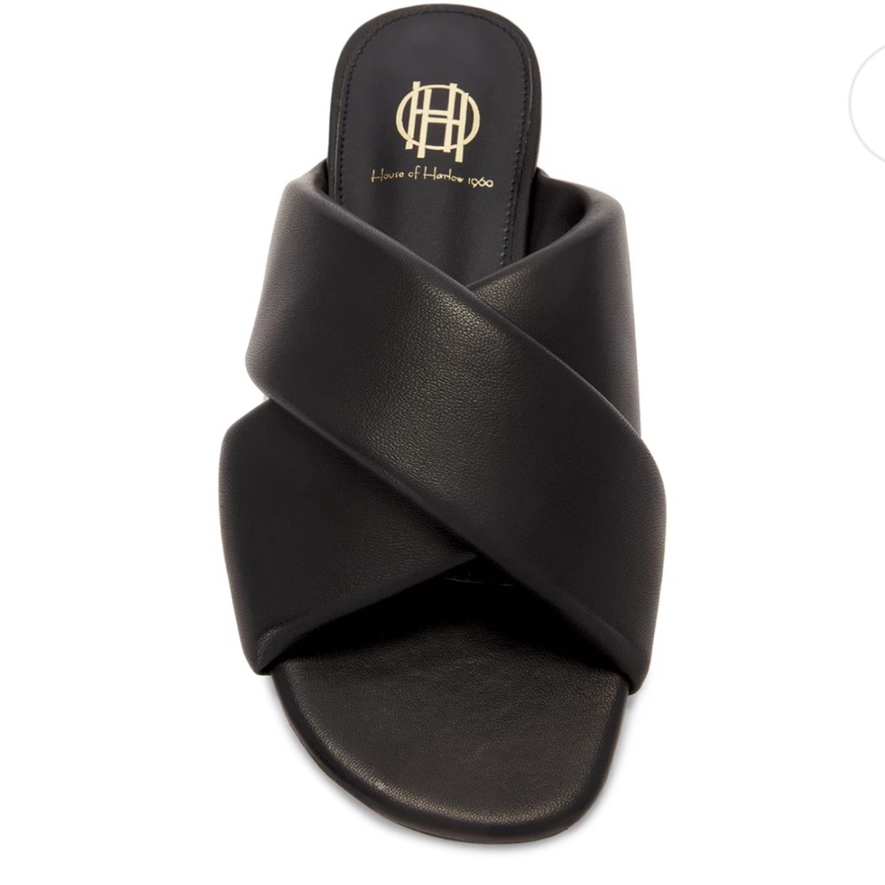 House of Harlow Samman Slide in Black, Size: 7 - Picture 4 of 13